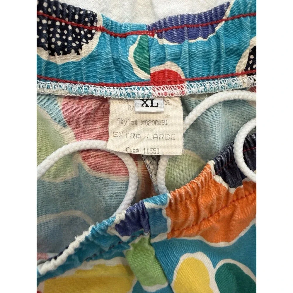 Jams World Men’s Drawstring Unlined Swim Trunks, XL, Multicolored, GUC